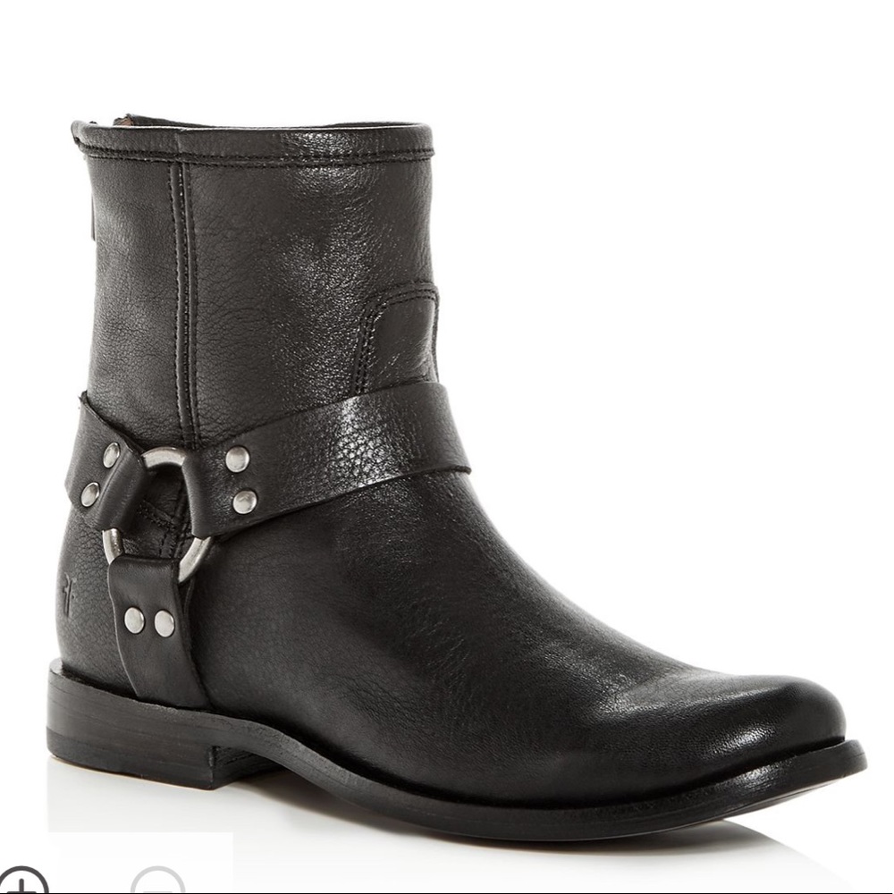 Frye Philip women’s harness Moto boots